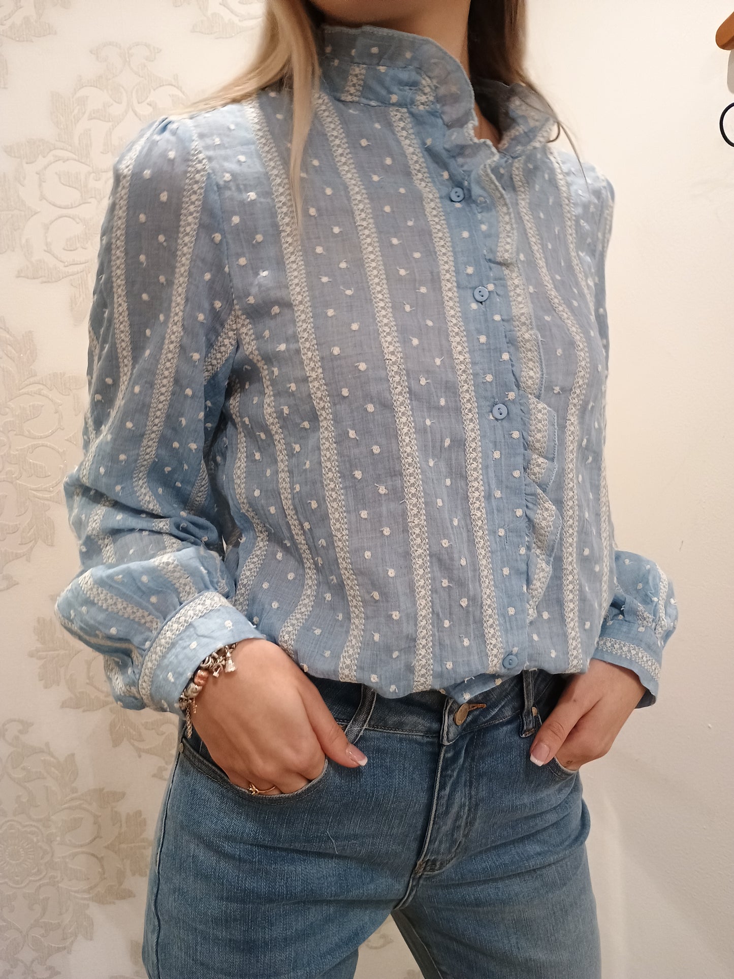 Blouse Bleu ciel