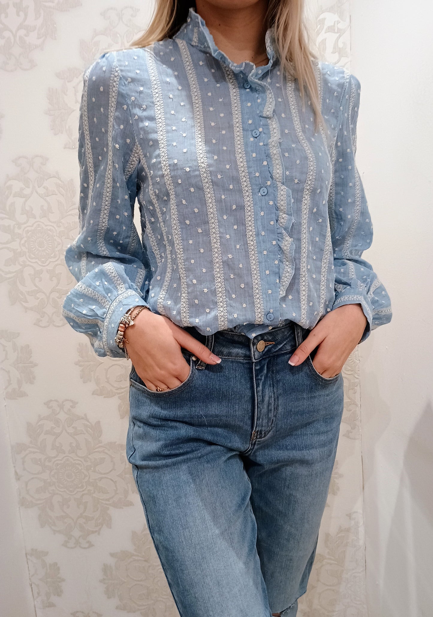 Blouse Bleu ciel