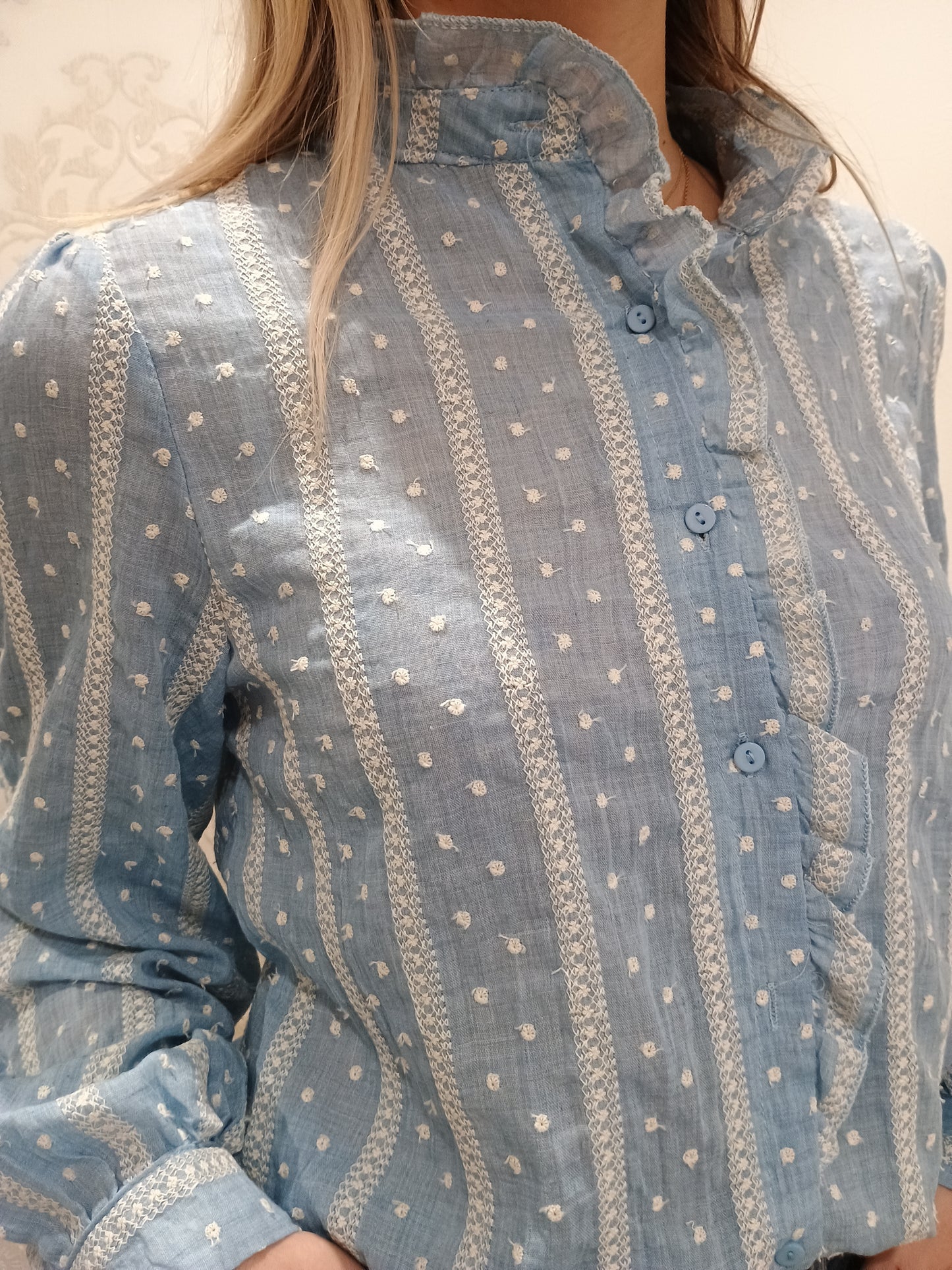 Blouse Bleu ciel